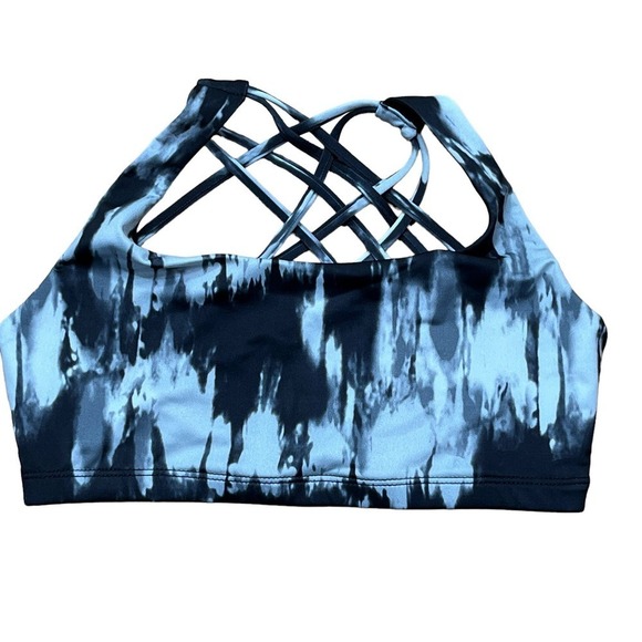 Onzie NWT Hot Yoga Chic Sports Bra in Activated Charcoal Black and Gray M/L - Picture 1 of 6